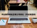 河北制作网站正规公司排名（河北制造网）