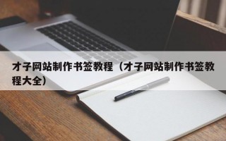 才子网站制作书签教程（才子网站制作书签教程大全）